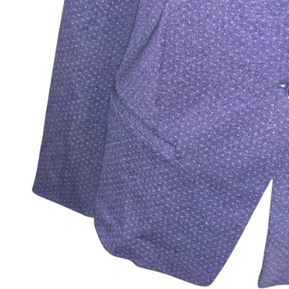 Lane Bryant Navy Tiny Polka Dot Blue Blazer Plus Size 24 New! - Picture 6 of 8